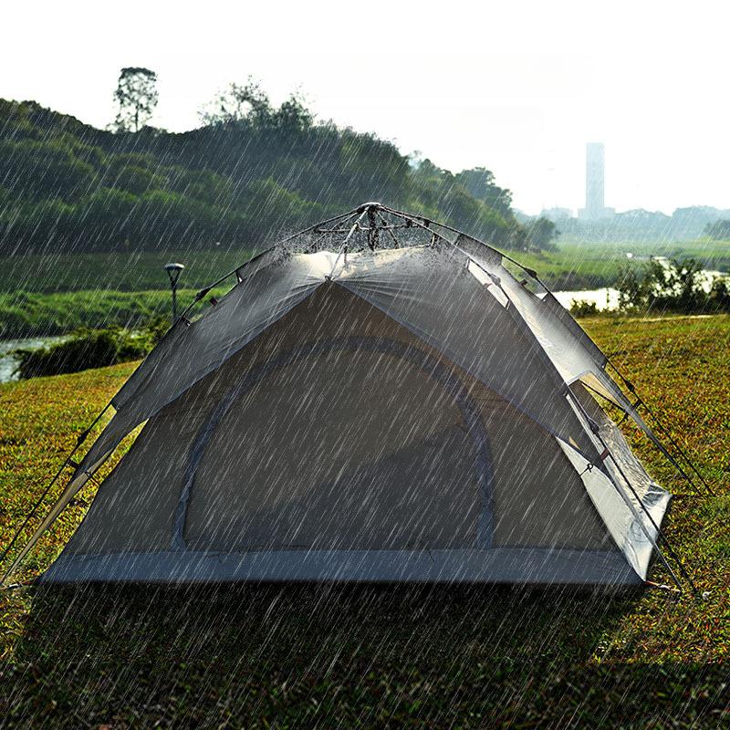 Fully Automatic Quick Opening Outdoor Tent Without Installation Portable Folding Double Layer Camping Tent Camping Simple Beach Tent