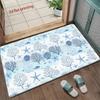 Ocean Watercolor Pattern Mat Living Room Decoration Home Sofa Non-Slip Carpet Study Bedroom Tatami Children'S Soft Floor Mat