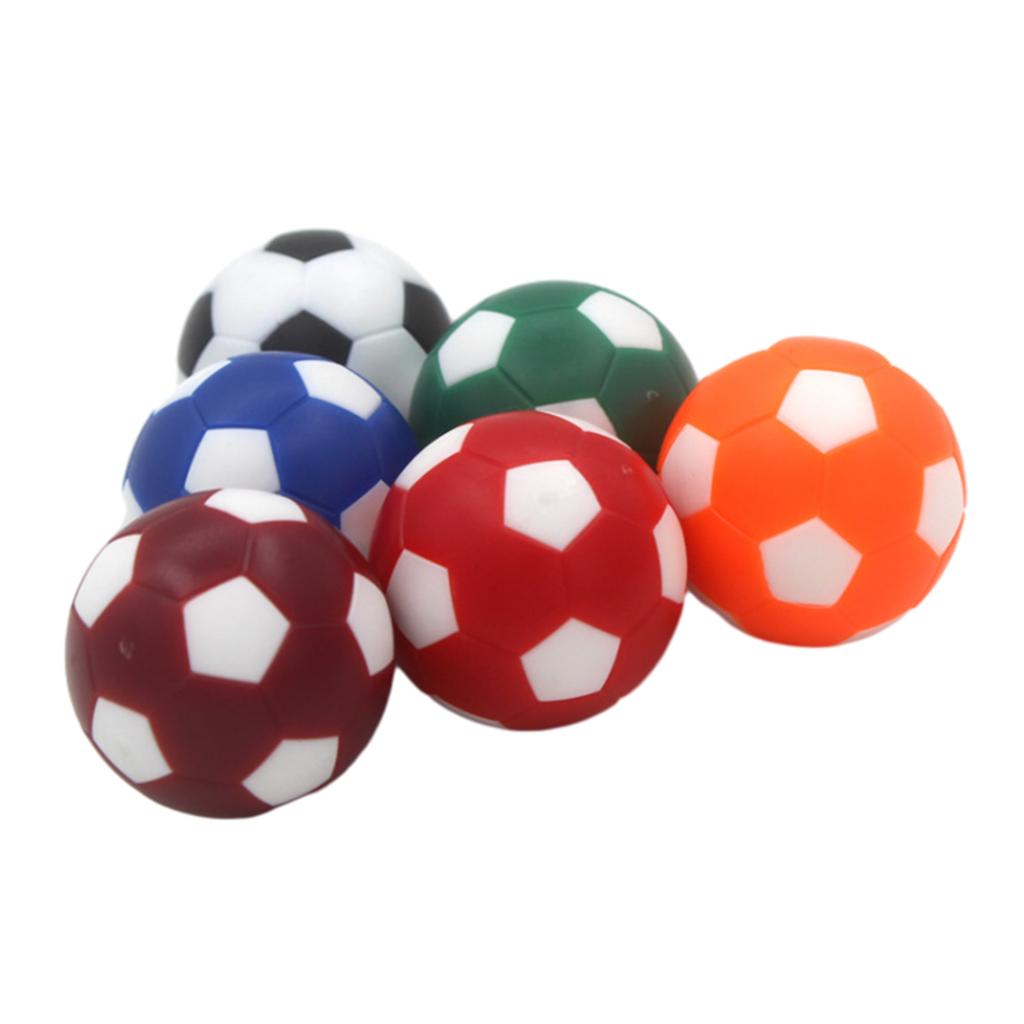 6 Pcs Foosball Table Balls Official Tabletop Game Balls Table Game Mini Football Table Soccer Balls World Cup Accessory