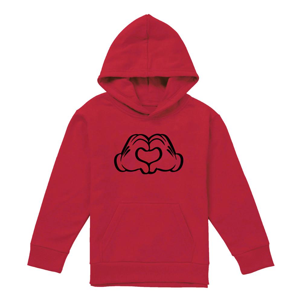 Mickey Mouse Childrens/Kids Love Hands Hoodie