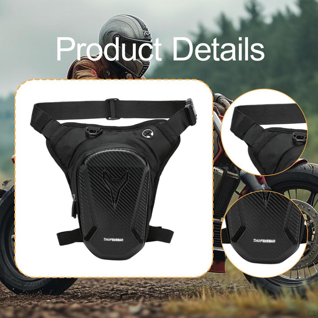 Motorcycle Leg Bag Drop Bags Gear Pouch Multi Pocket Phone Storage Waist Thigh Packs for