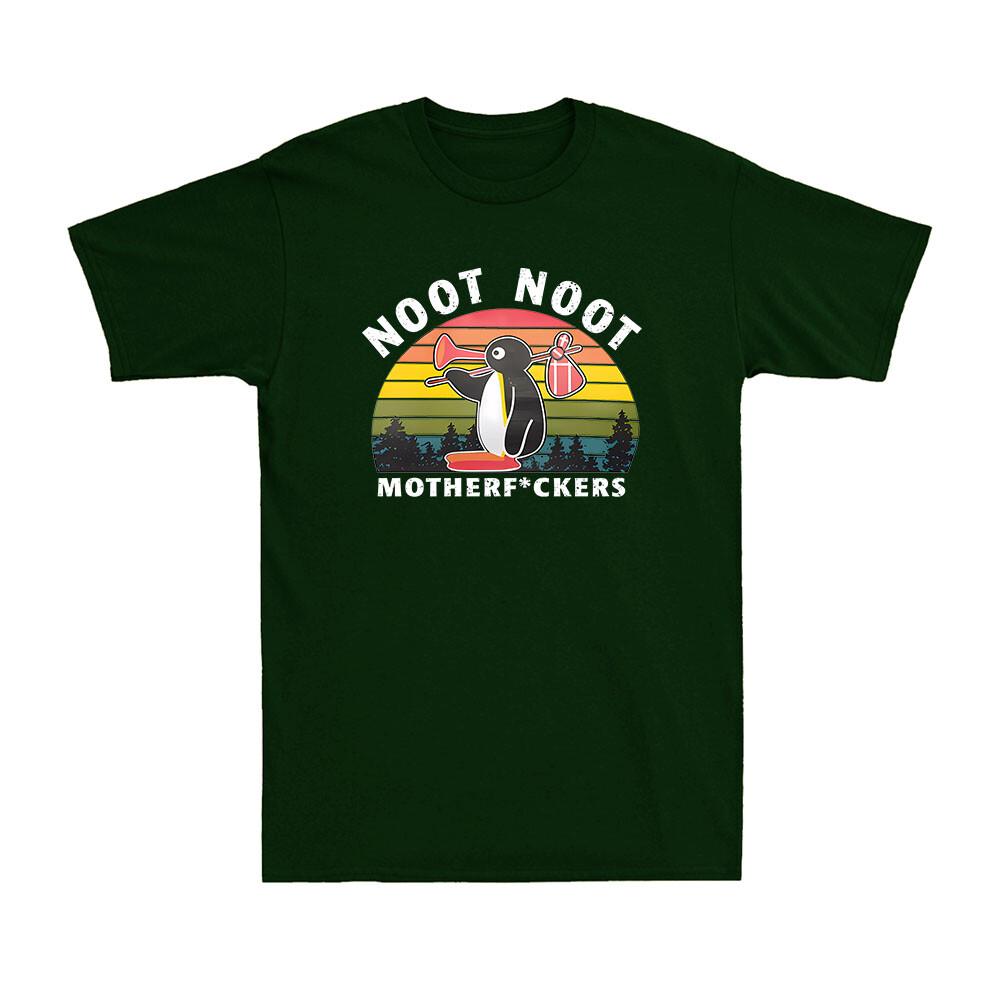 Pingu Noot Noot Motherf*ckers Offensive Rude Funny Joke Unisex's Cotton T-Shirt
