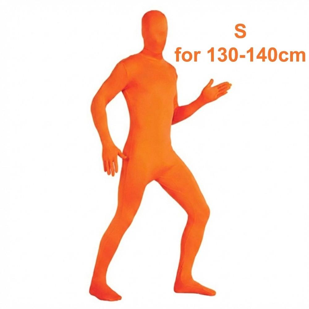 

Tight Zentai Jumpsuit Spandex Cosplay Bodysuit Fashion Invisible Costume for Adult Kids Kids 140cm