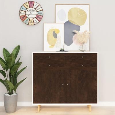 Vidaxl Self-Adhesive Furniture Veneer, Dark Oak, 500X90 Cm, Pvc