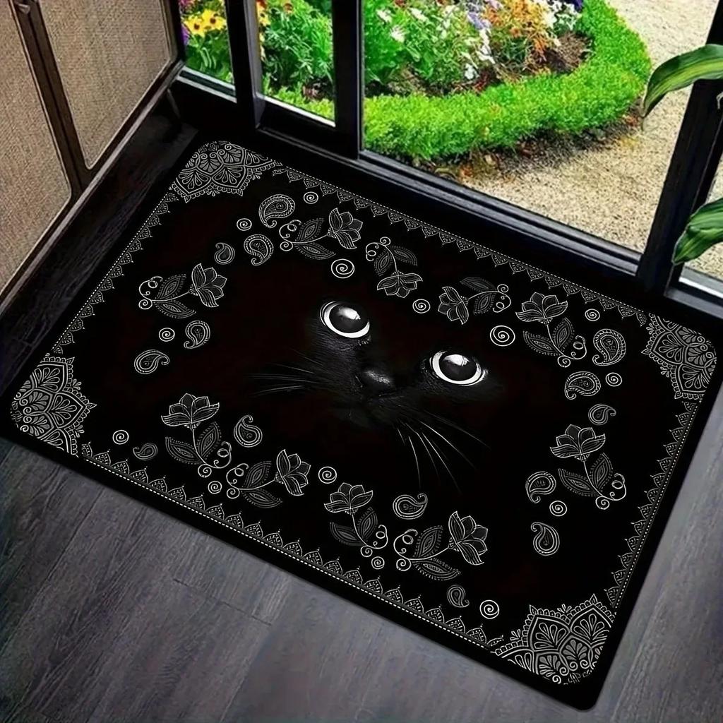 1PC Funny Characters Dinosaur Area Door Mats Kitchen Rugs Non-Slip Pop Bedroom Rugs Bath Mat Carpet for Home Sink Laundry Decor