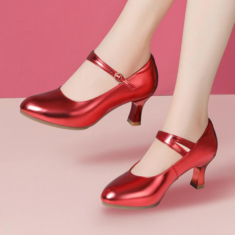 4cm 6cm Genuine Leather Dance Shoes for Adults Non Slip Sole Breathable Lightweight Uyghur Xinjiang Dance Sneakers