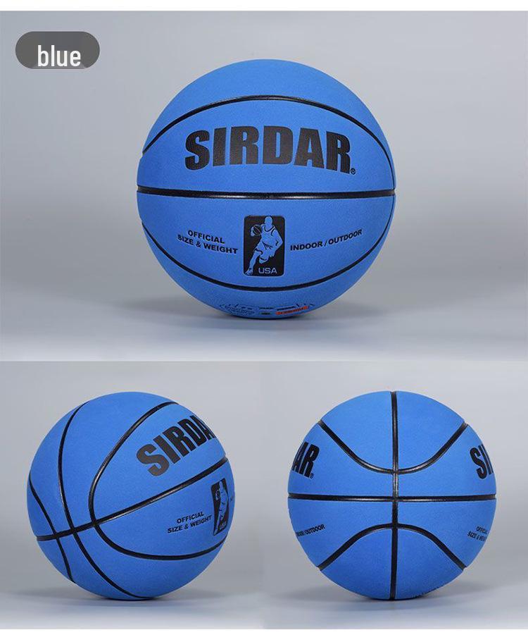 Sada Suede No. 7 Youth/Adult Indoor & Outdoor Basketball with Accessories