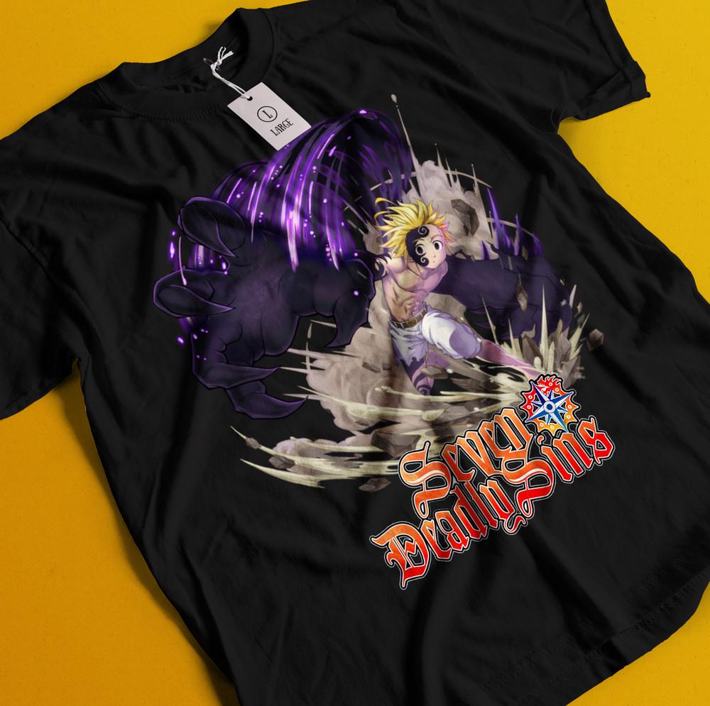 

Seven Deadly Sins Shirt Meliodas T-Shirt Escanor Tshirt Elizabeth Ban Diane King 4XL