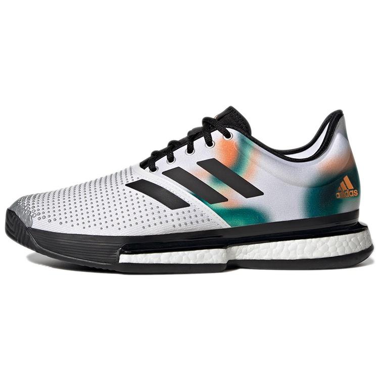 adidas SoleCourt  White Black Silver Metallic  Men s GX9065 EU 40