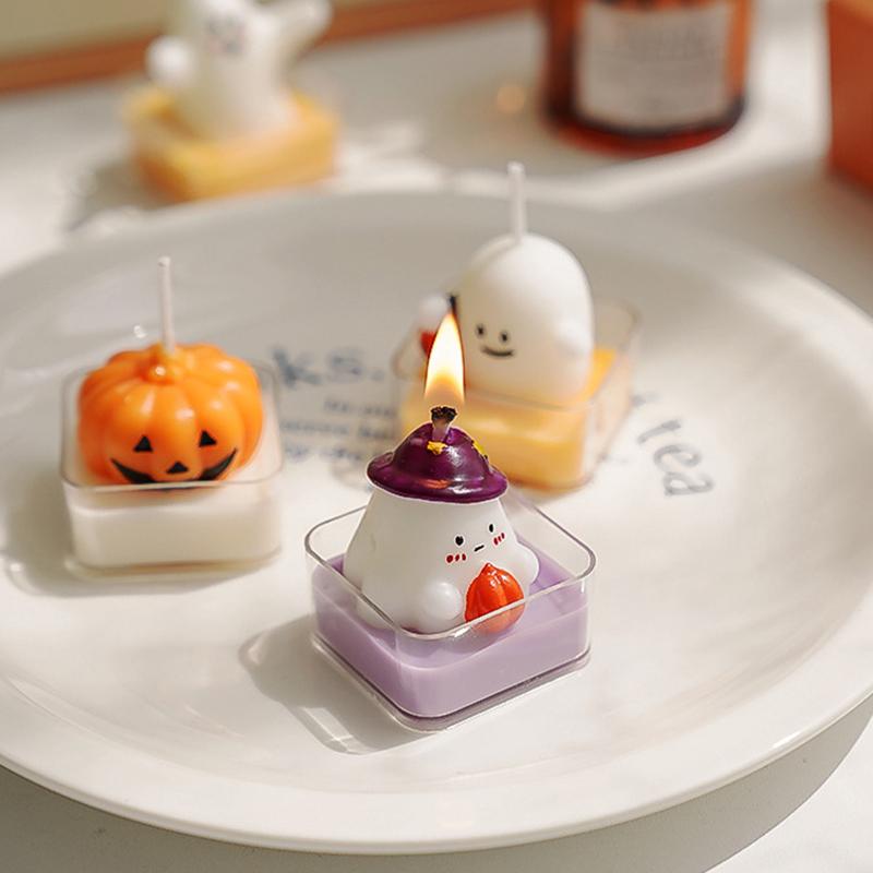 Halloween Artificial Creative Gift Ambience Aromatherapy Candles Handmade Simulated Pumpkin Ornament 8 Styles
