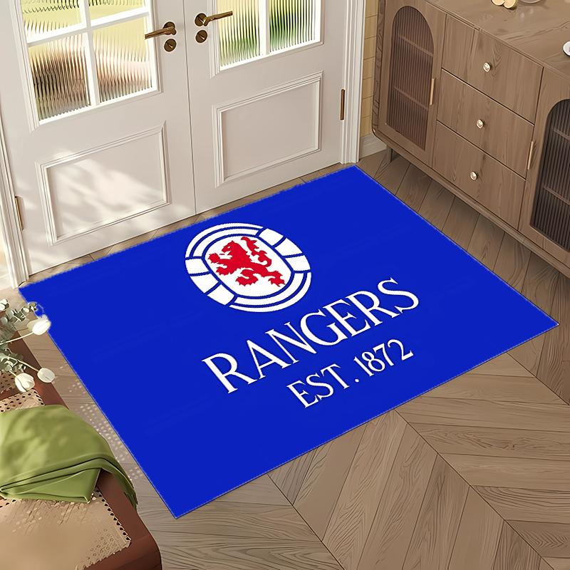 Rangers Fc (28) Office Rug Elegant Floor Rug for Office Living Room Bedroom and Indoor Home Spaces