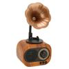 Bluetooth Speaker Retro Phonograph Shape Rechargeable Portable Wireless Stereo Radio