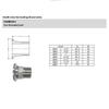 1/2" 3/4" 1"  BSPT Female Male X 1.5" 2" 2.5" Tri Clamp SUS 304 Stainless Steel Sanitary Coupler Fitting Home Brewing Beer