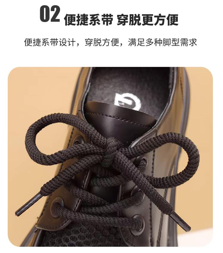 Fashion 2025 Women Summer Mesh Platform Shoes Women Loafers Lace-up Casual British Shoes Retro Designer All-match Thick-soled Oxfords