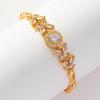 European and American Light Luxury High-end Sense Fashion Niche Personality Bracelet Temperament Zircon Butterfly Love Flower