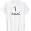 T-Shirt That Says the Name - David _ Men Women Boys Kids T-Shirt