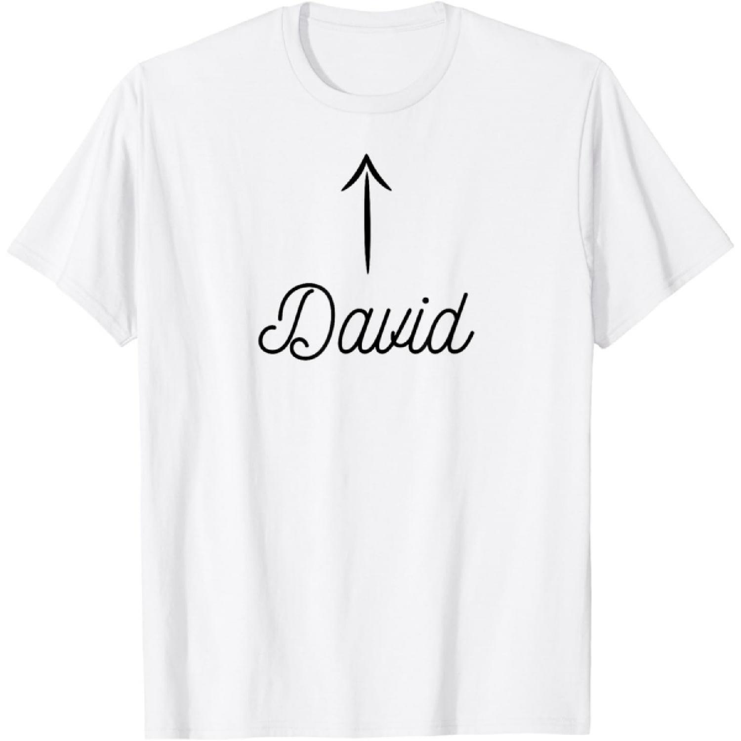 T-Shirt that says the name - David _ Men Women Boys Kids T-Shirt S