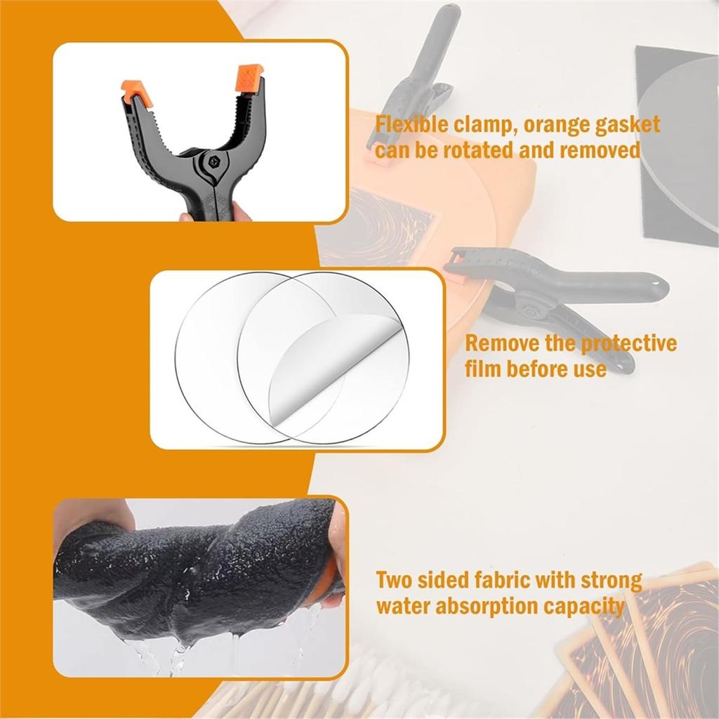 Trade Card Flattening Kit, Card Care Accessory Pack, Trading Card Cleaning Care Tool, Scratch Repair Care Accessory Kit