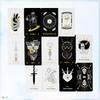 I.I.J Tarot Cards Macabre Tarot Pocket Edition in a Tin Box - Dark Horror Theme, 78 Cards, Tarot Reading Guide Included, Authentic Product