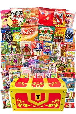Of Sweets and Total of 67 Pieces Treasure Box Dagashi Set Sachet Sweets Present Gift Party Birthday Event Party Party Welcome Party RBR67 [Assortment