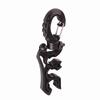 Keep Diving Porta Tubi BCD Doppio in Plastica con Gancio a Fibbia a Clip per Immersioni Subacquee (Nero)