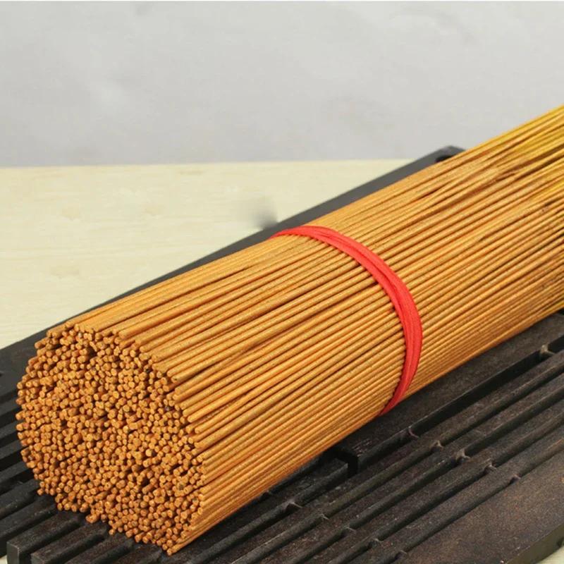 500 bastoncini Naturali Senza Fumo Dorato Dio della Ricchezza Rotolo Denaro Bastoncini d'Incenso Adorazione Buddha Bastoncino di Bambù Incenso