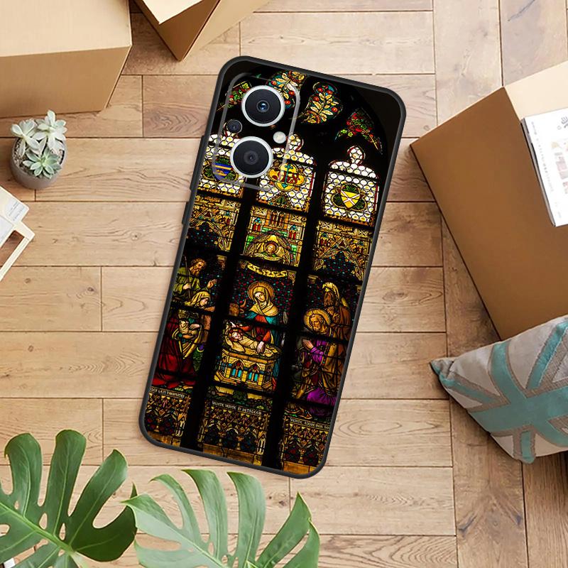 

Virgin Mary of Hope Catholic Art Case For OPPO Reno 14F 13F 12F 10 11 12 13 14 Pro 8T 7 8 Lite OPPO Find X8 X6 X5 X9 Pro Cover OPPO Reno14