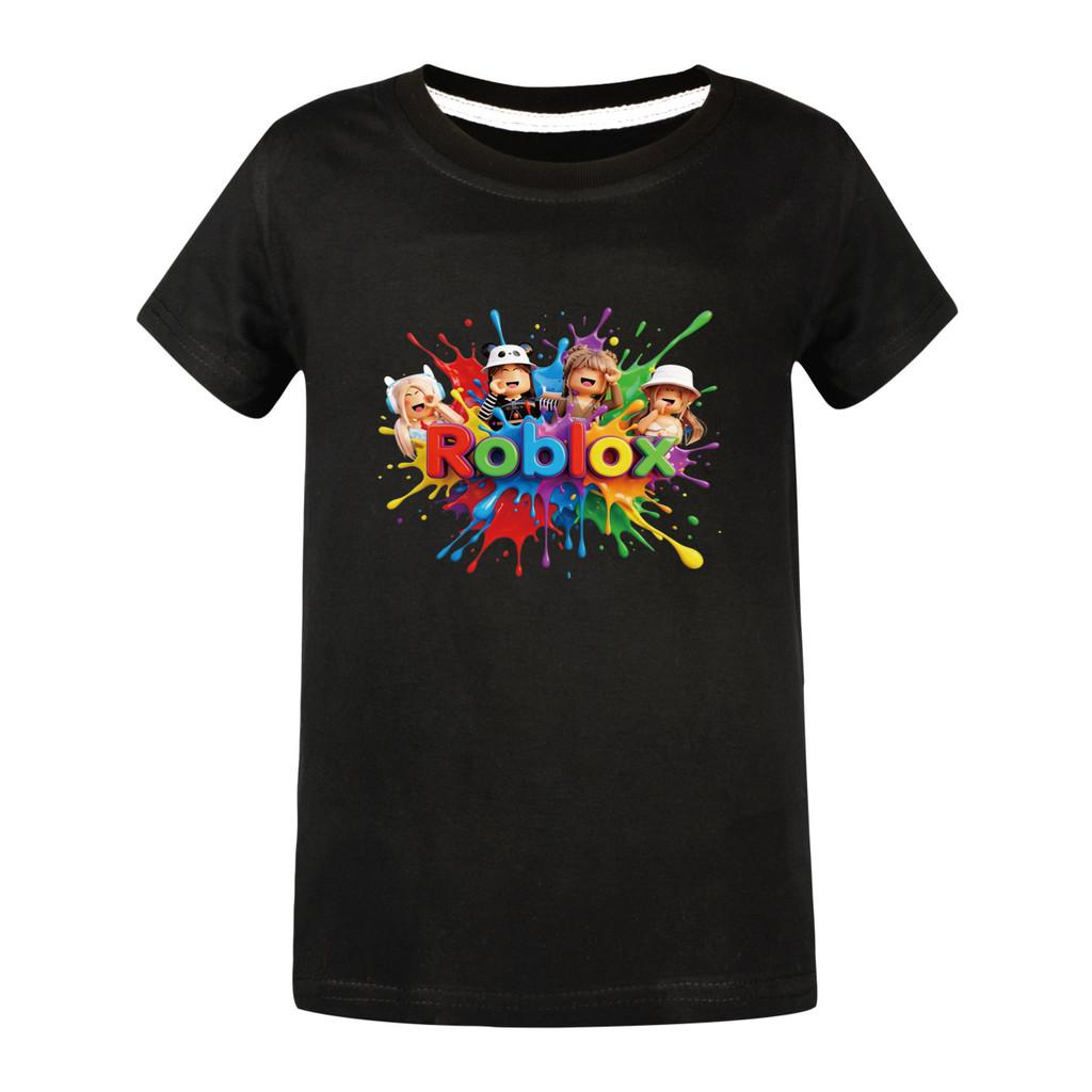 5575 Kids Boys Girls Roblox Print Short Sleeves T-Shirt