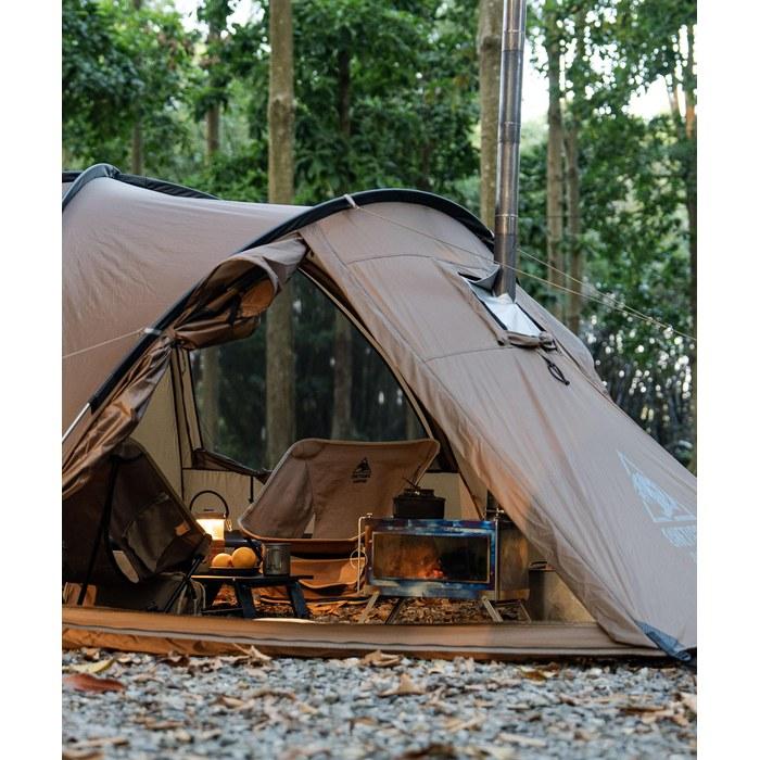 ONETIGRIS CAMPING ORBITIS Large Hot Tent 4-Person Freestanding Easy Setup with Groundsheet Stove Compatible Robust Windproof Mosquito Proof