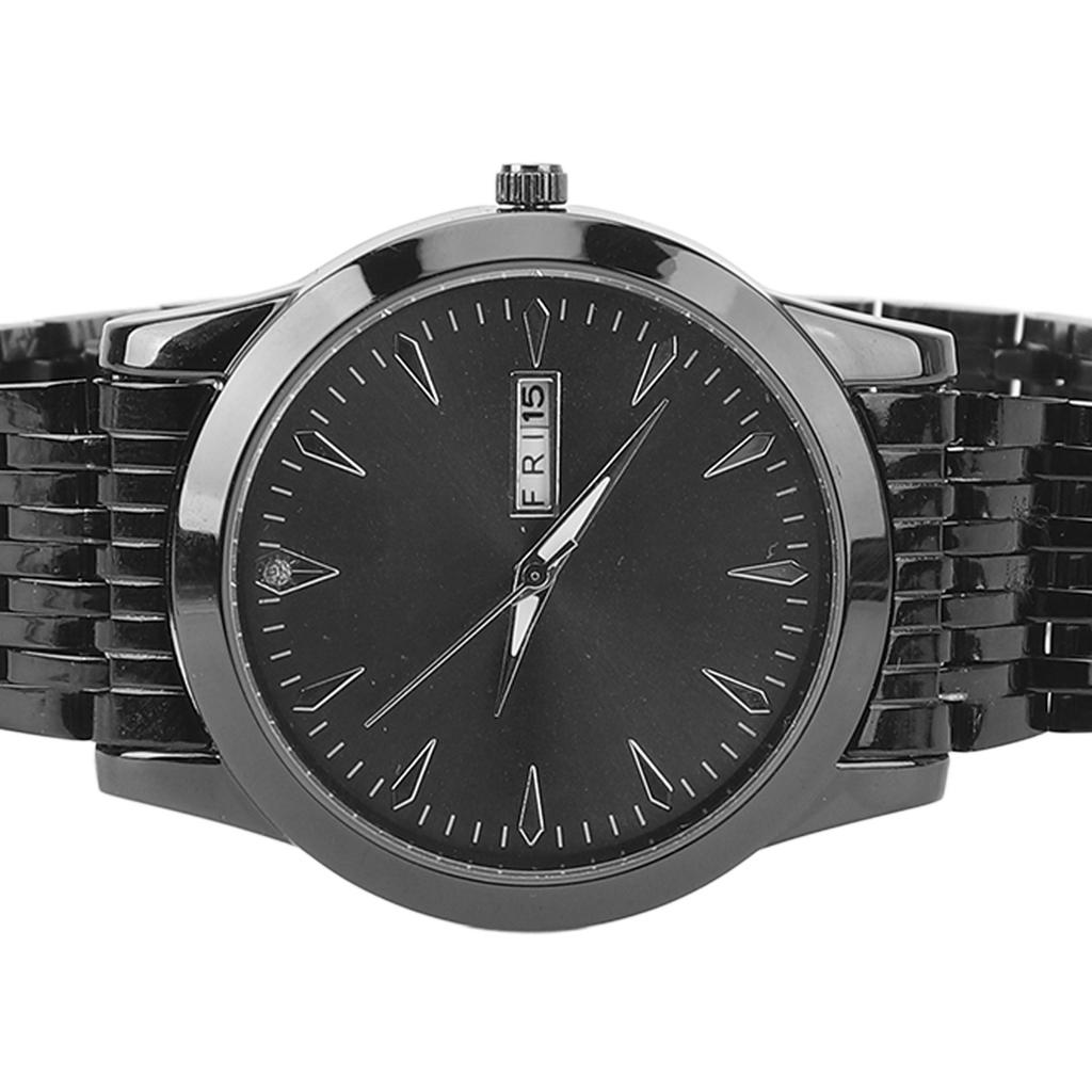 Quartz Watch Quartz Men Watch Commercial Dual Date Stylish Quartz Stainless Steel Dress Watch Quartz Watch Watch