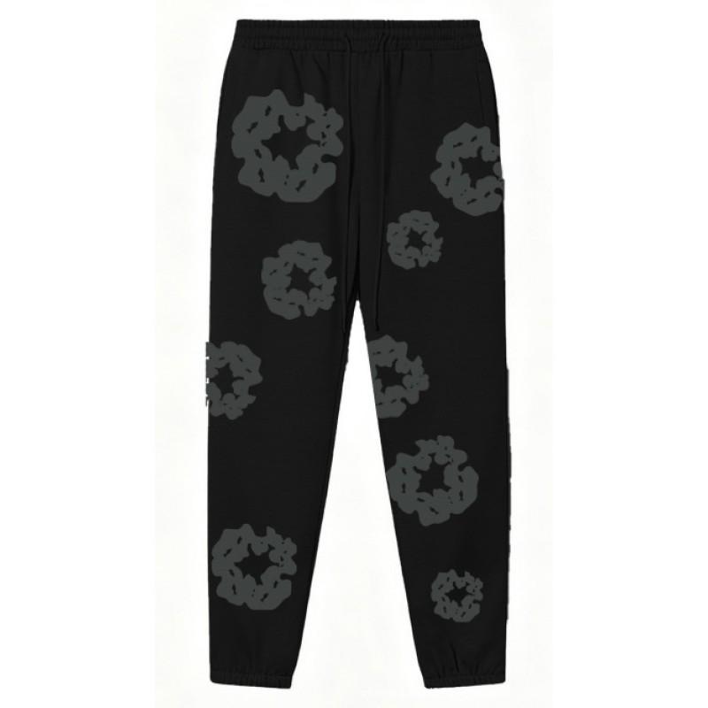 Set Felpa Streetwear Donna Stampa Kapok Vestibilità Larga Manica Lunga Outfit Casual