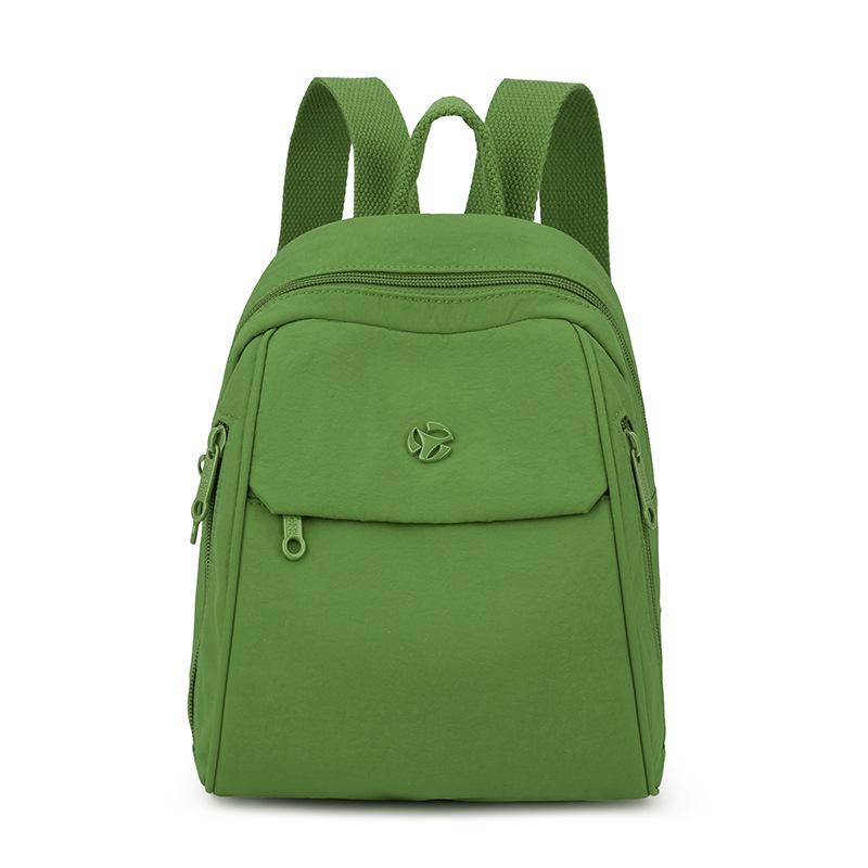 

Women s Backpack Large Capacity Student Schoolbag Travel Bag Water-repellent Nylon Bag світло-зелений колір