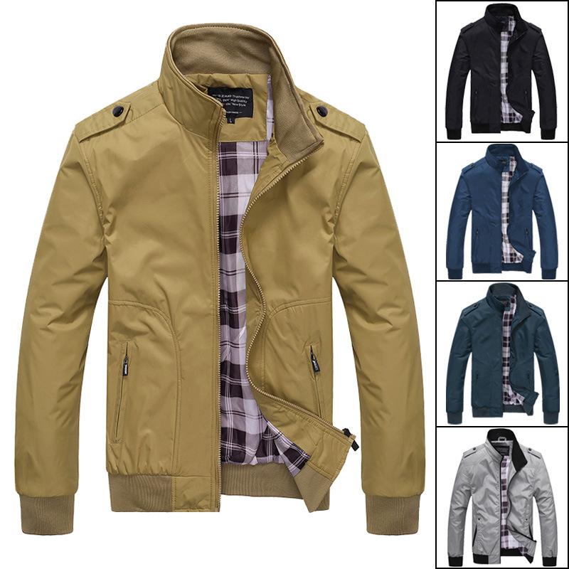 Spring Bomber Jacket Middle-aged and Elderly Casual Large-size Tooling Spring and Autumn Men's Clothing
