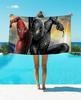 1pcs Spider Bat Hero Beach Towel Cute Kawaii Room Decor Bath Girls Children Hand Towels For Bathroom Shower