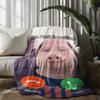 Custom 230Gsm John Pork Call Funny Design High-Definition Print Blanket, Perfect For Living Room, Office, Sofa, Dorm, Travel Bla
