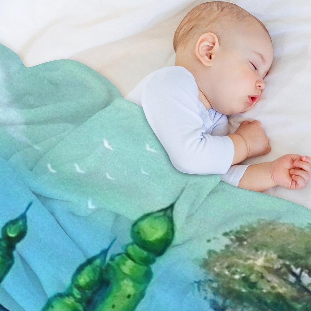 Road to the Emerald City Throw Blanket Fashion Sofas Weighted Multi-Purpose Retros Blankets