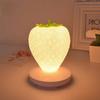 New LED Strawberry Lamp  Bedroom Silicon Touch-Sensor USB Rechargeable Dimmable  Bedside Night Light  House Decoration