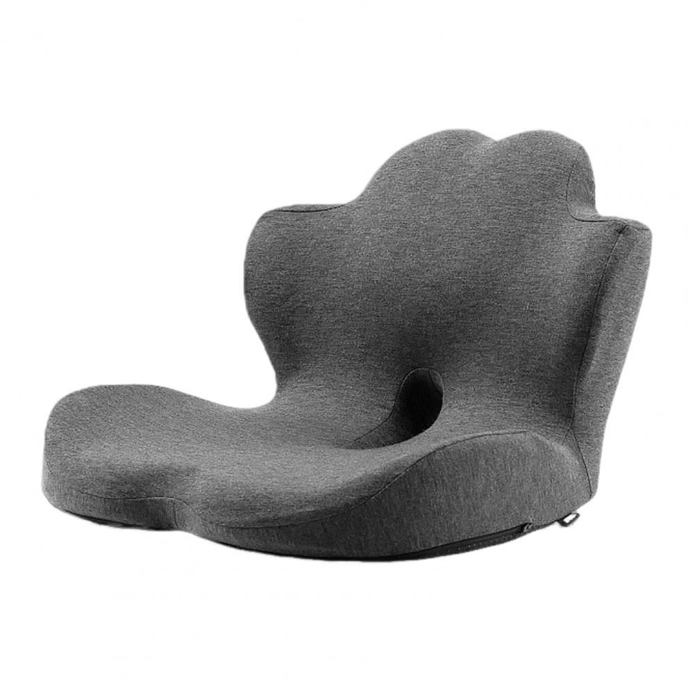 

Ergonomic Seat Cushion Memory Foam Backrest Ergonomic Memory Foam Seat Back Cushion Set for Office Workers Drivers for Long