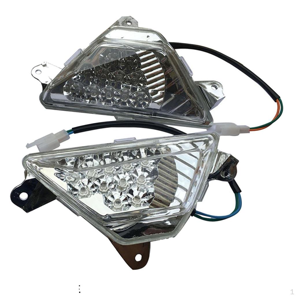 2Pcs LED Turn Signal Indicator Lights Night Warning Light Easy Installation Spare, Bulb