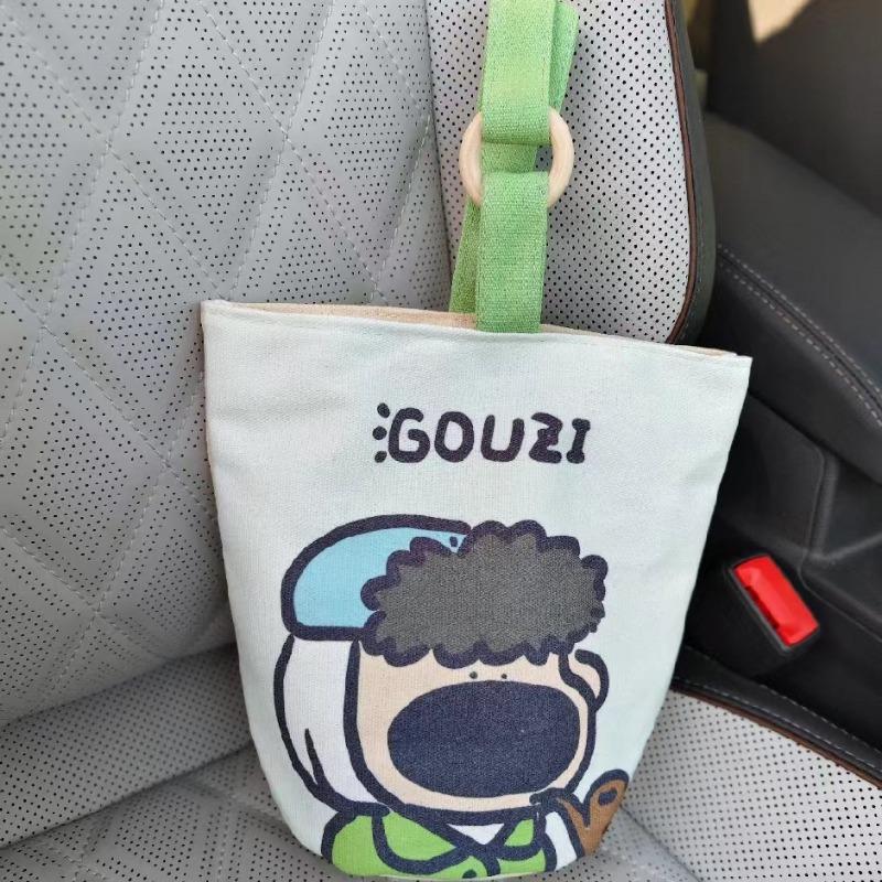 Office workers portable handbag canvas bucket bag cute bucket type handbag Bao Ma going out handbag