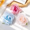 100pz 10cm Fiori Artificiali all'Ingrosso per Scrapbooking Natale Decorazioni per la Casa Matrimonio Giardino Arco di Rose Testa di Seta Finta Scatola di Caramelle