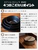 CAMPING MOON Tableware Camping Plate Stainless Steel Tableware Set with Canvas Case Black Gear BKS395-3S