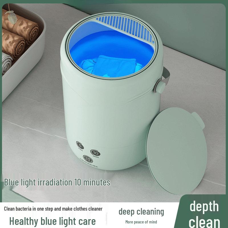 Compact Automatic Washer & Dryer for Socks and Underwear - Ideal for Dorms and Easy Cleaning