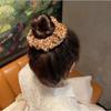 Autumn and winter retro soft animal leopard print hair curls, ponytail rings, elastic hair bands, women's hair accessories