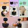 Cat Paw Print Foaming Hand Dispensers Refillable Hand Sanitizer Press Bottle Creates Paw-Shaped Bubbles for Bathroom Kitchen