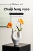 BRCeramic Vase Creative Porcelain Flower Pots Desk Decoration Flower Arrangement Flower Vessel Ornament Room Aesthetic DecorEY