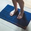 OSTDplus (OSTD Plus) Navy Washable Bath Mat, Terry Cloth, Bathroom Foot Mat, Approx. 60 X 40 Cm