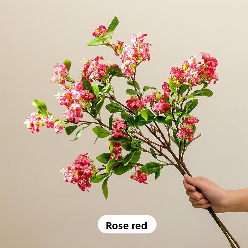 Tausendmeilen Fliederblüten, Künstliche Blumen, Wohnzimmersträuße, Heim-Blumenarrangements, Dekorationen und Ornamente für den Esstisch