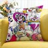 Cartoon DDiddl Classic Various Sizes Square Pillow Case For Car Home Bedchamber Decor