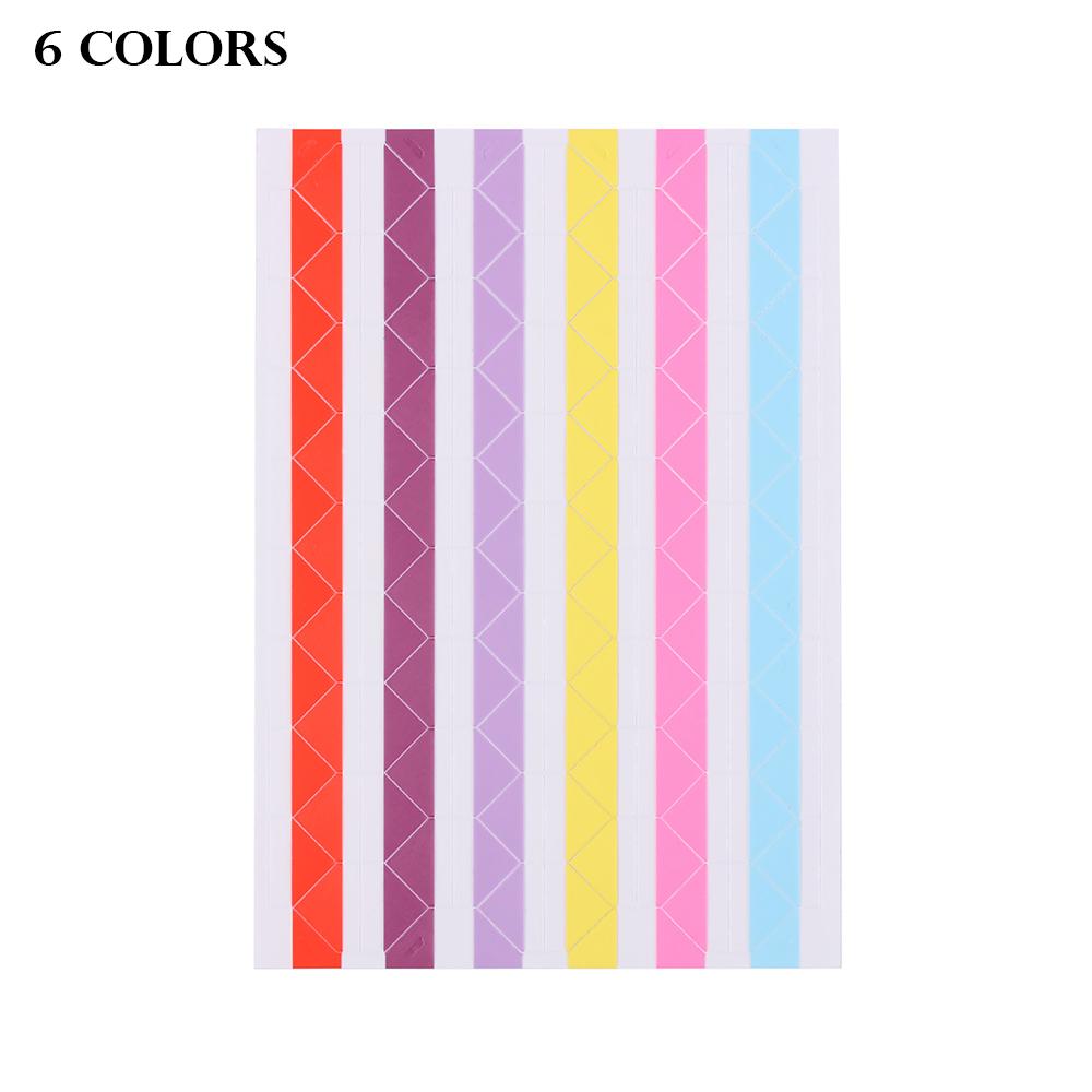 10 Sheets New PVC Stickers DIY Colorful Photo Corner Protectors Scrapbook Paper Photo Frame Picture Decoration Stickers